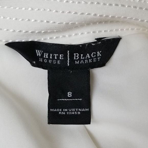 White/Black Women's Jacket Size 8 - Picture 7 of 9